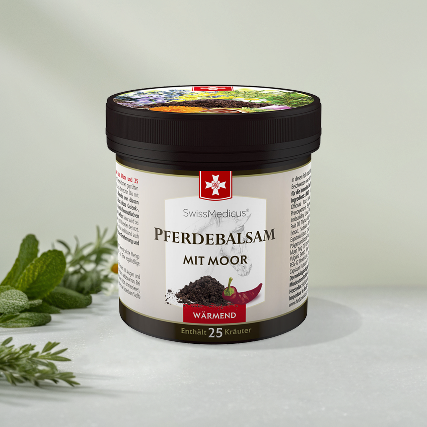 Hestesalve med tørv varm