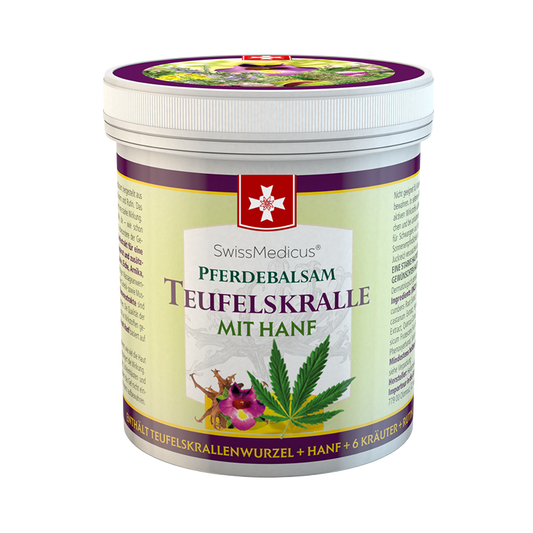 Massagegel med djævleklo og hamp