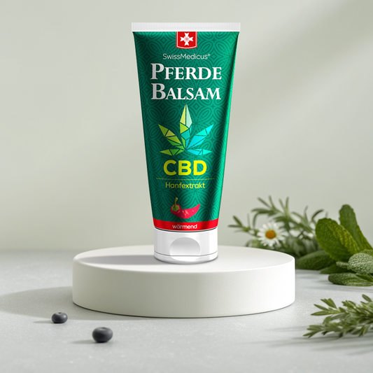 Hestebalsam mit CBD wärmend