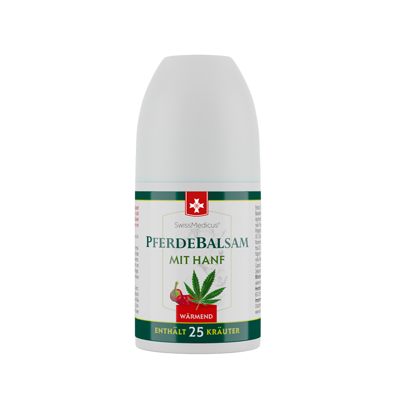 Hestesalve med hamp varm ROLL-ON