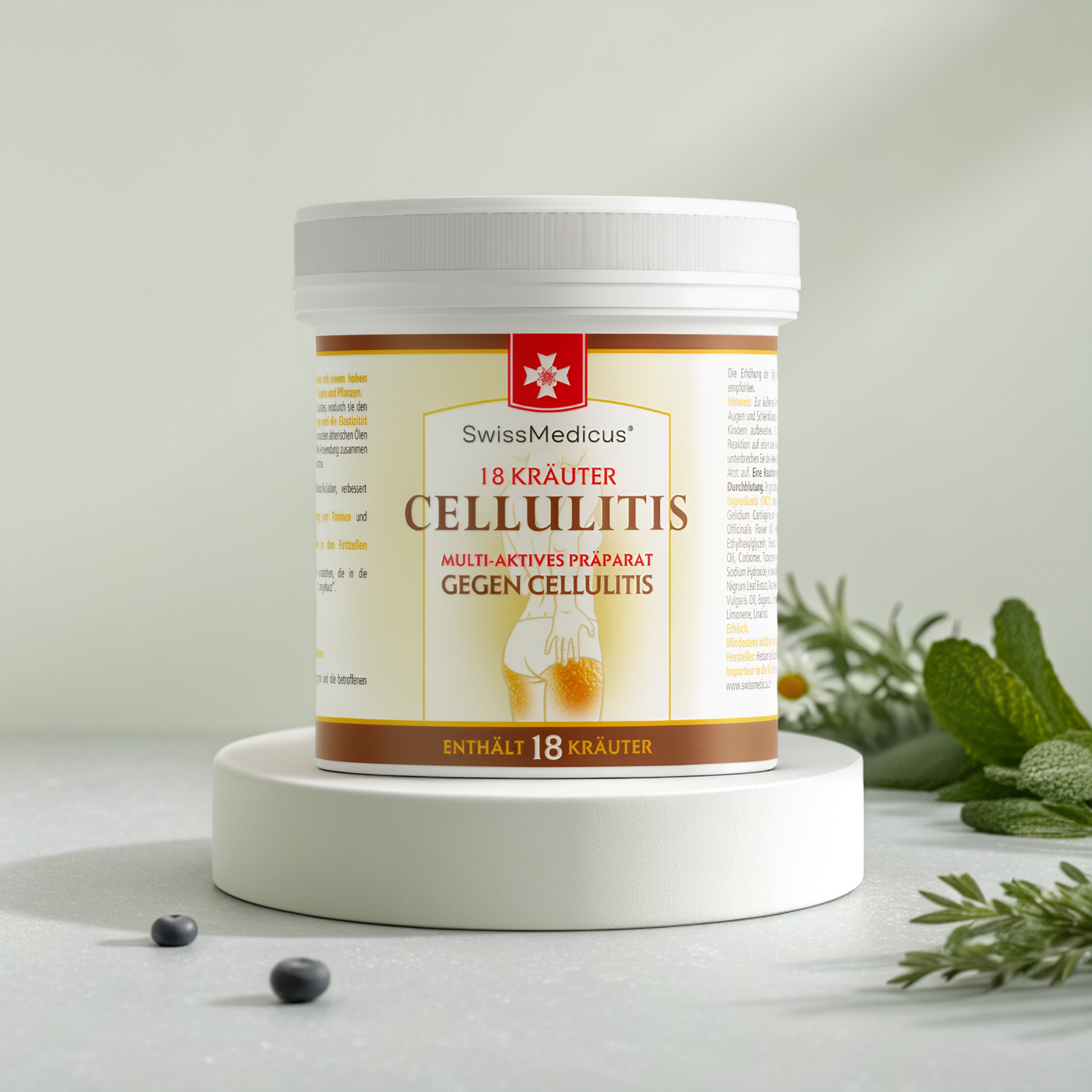 Cellulitis anti-cellulite gel med urteekstrakter