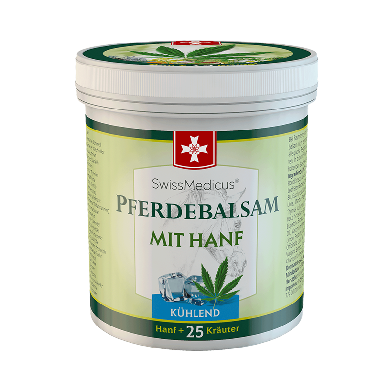 Hestebalsam med hampekøling