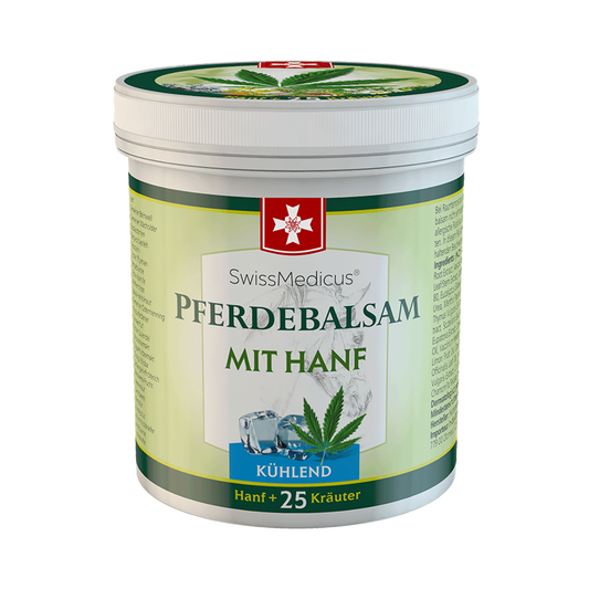 Hestebalsam med hampekøling