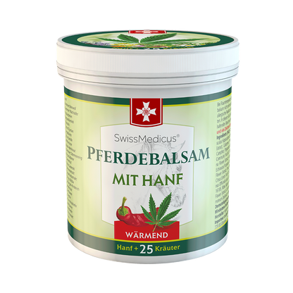 Hestebalsam med hamp varm