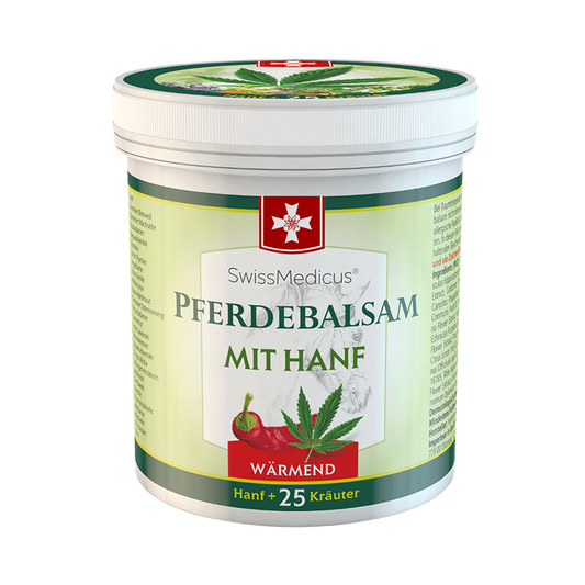 Hestebalsam med hamp varm
