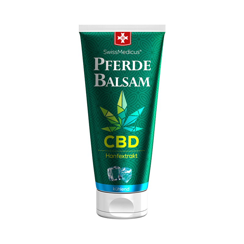 Hestebalsam med CBD-kølemiddel