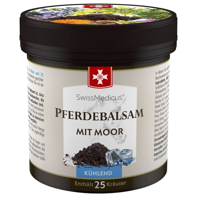 Hestesalve med tørvekøling - 250 ml
