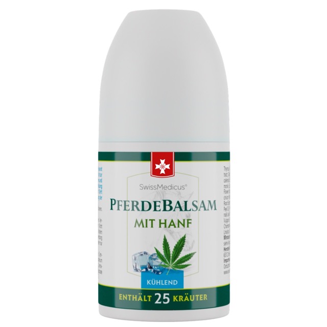 Hestesalve med hampekøling ROLL-ON 90 ml