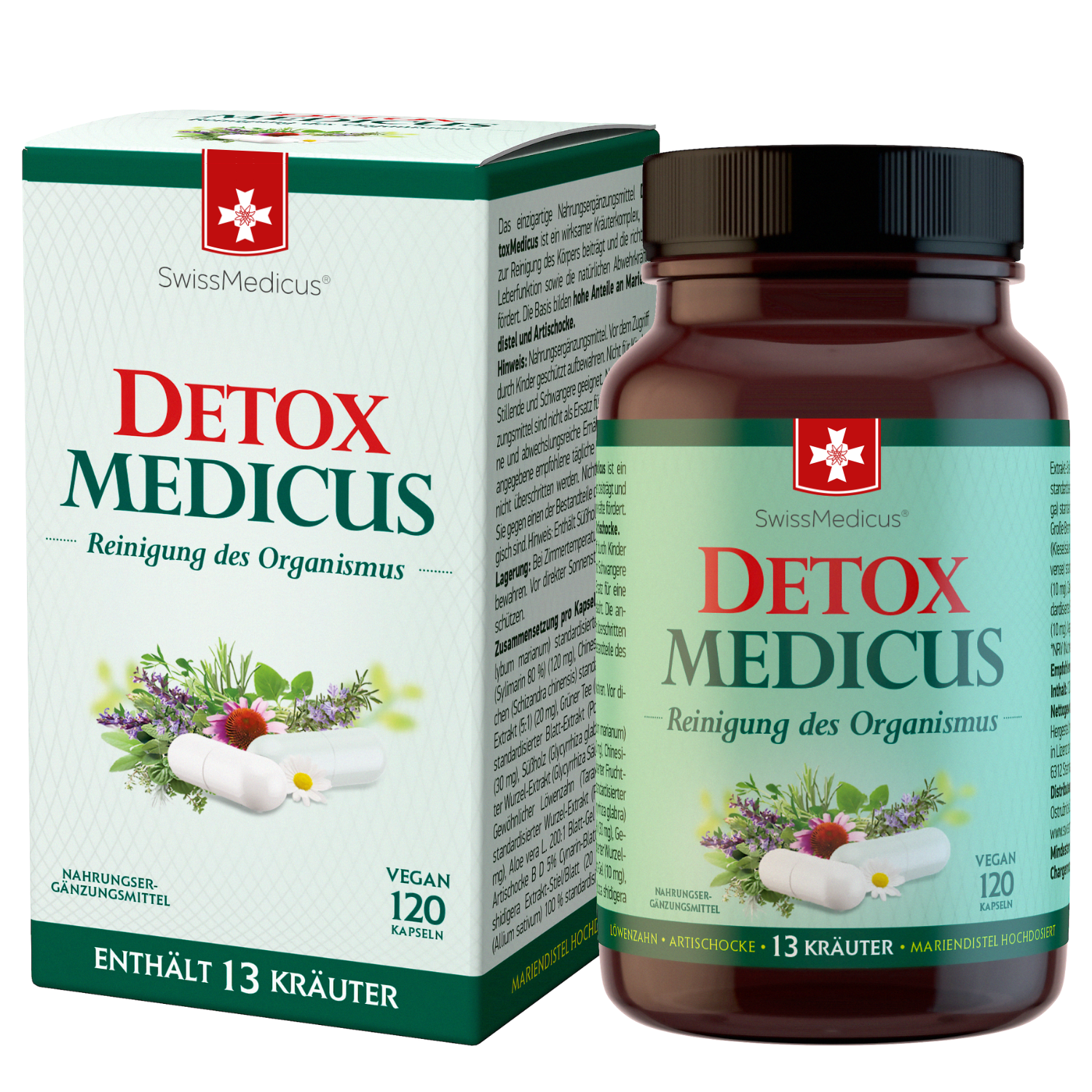 DetoxMedicus 120 kapsler