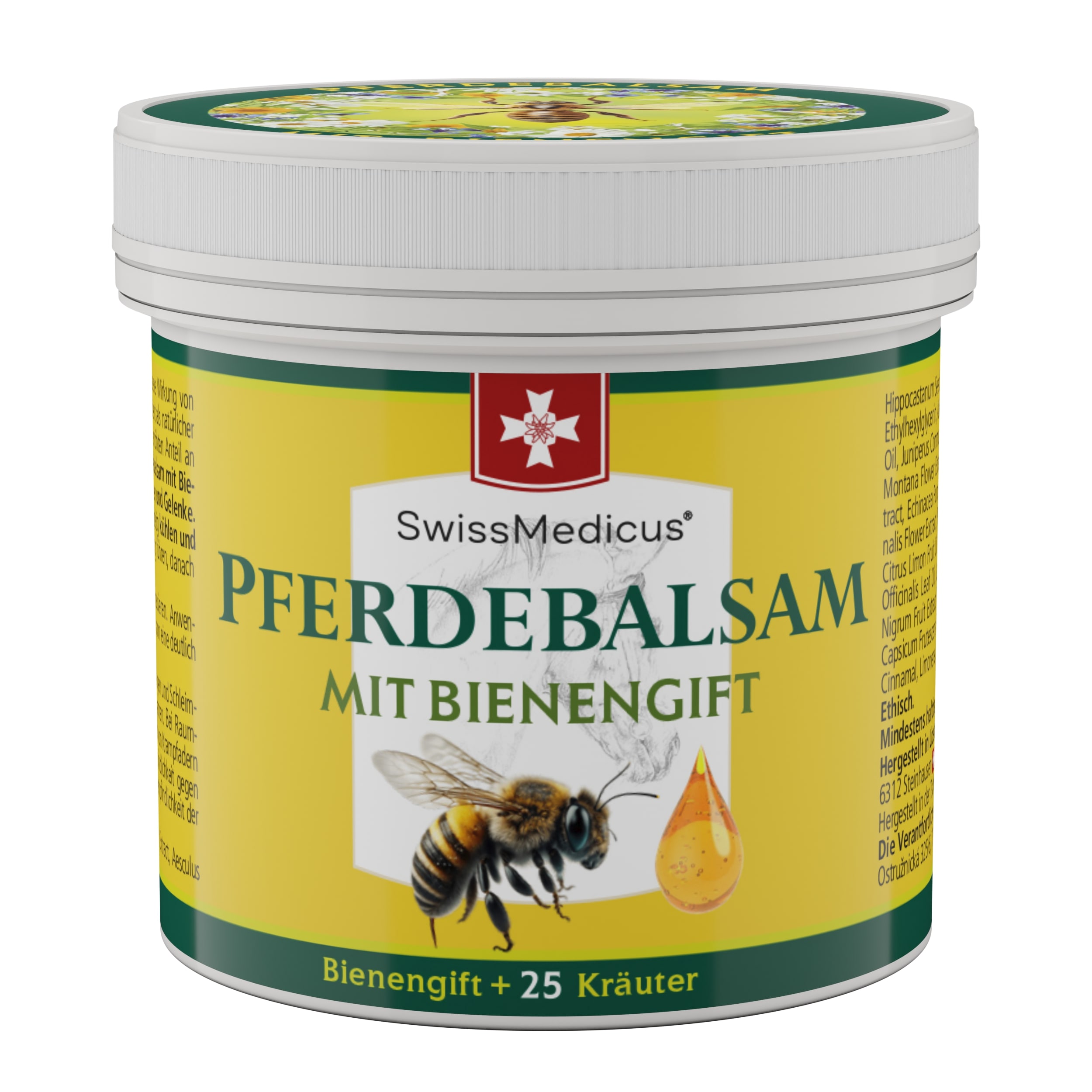 Hestesalve med bigift 150 ml