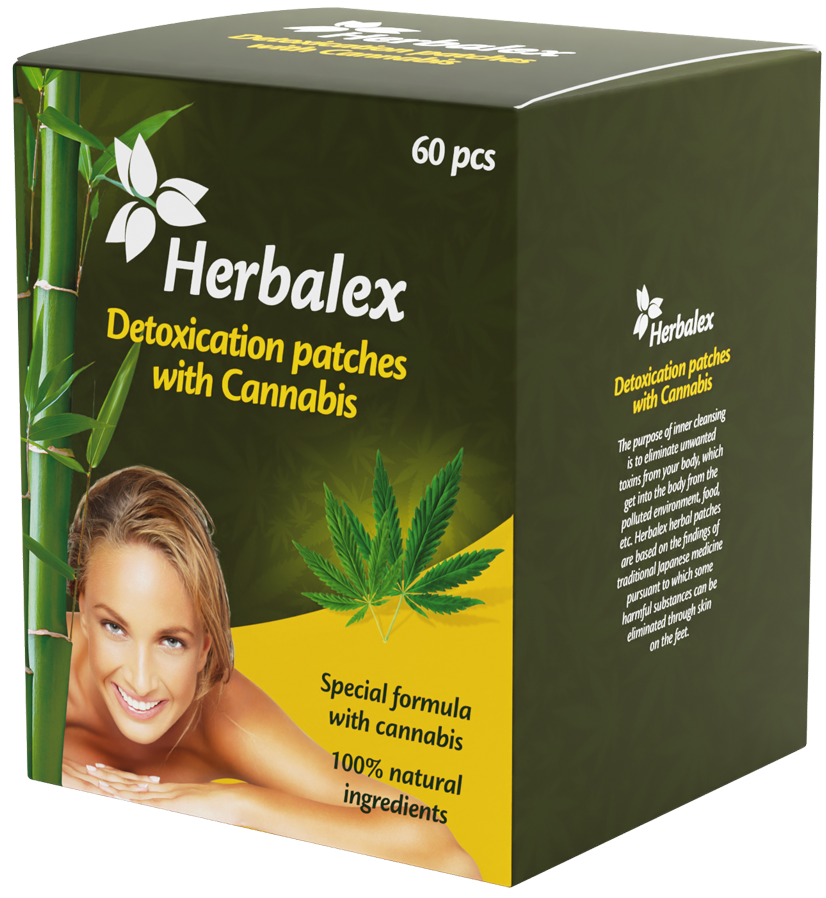 Detox-plastre med cannabis 60 stk
